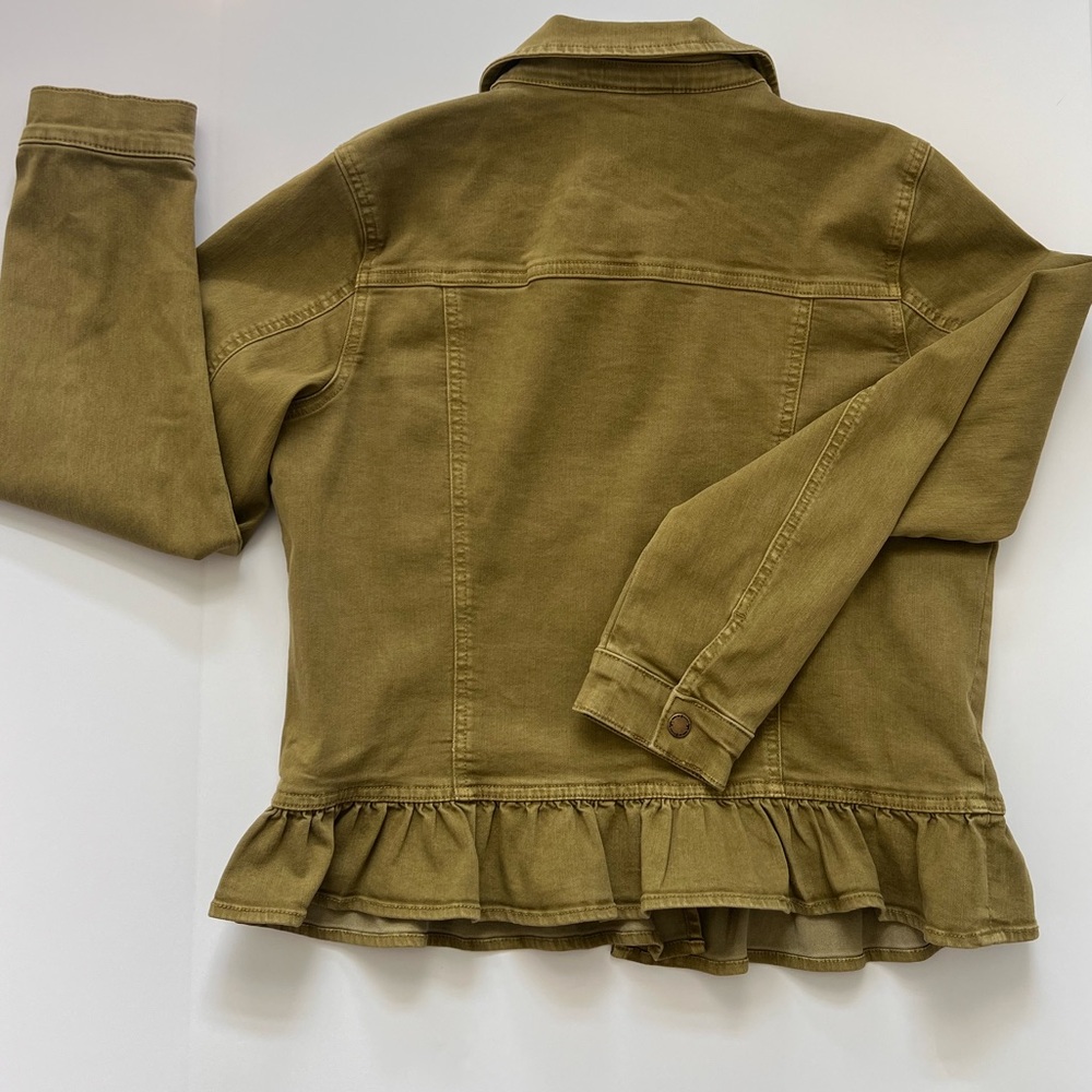 Belle Boho by Kim Gravel Vintage Style Ruffle Hem Jacket - Picture 8 of 9